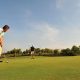 Putting on Jack Nicklaus Vidanta Golf Course in Nuevo Vallarta Riviera Nayarit MX
