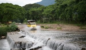 Offroad2 Mercedes off road 4x4 trucks crossing a river in Riviera Nayarit