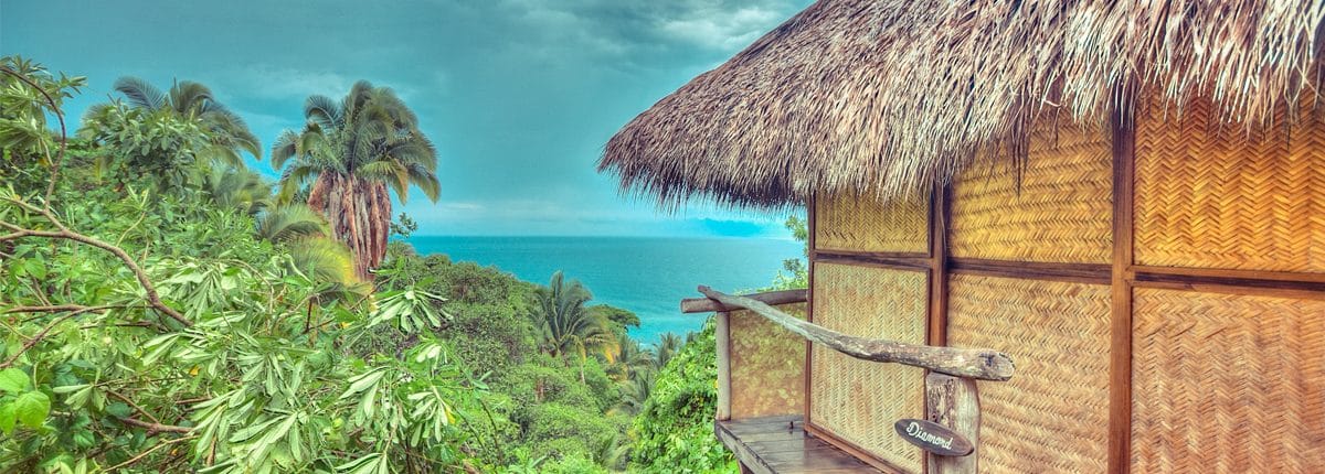 View of Pacific Ocean from Haramara Retreat in Sayulita Riviera Nayarit Mexico