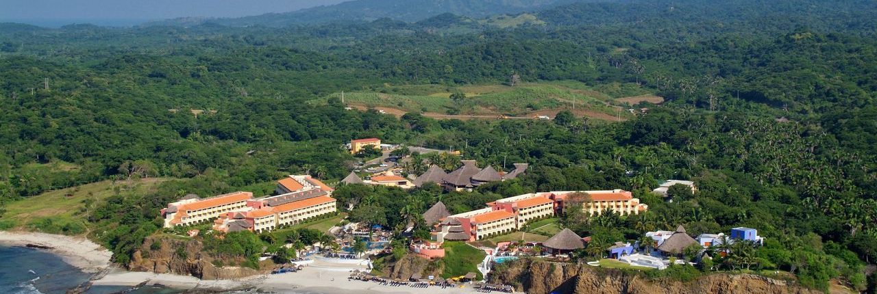Aerial view of Grand Palladium Resort & Spa in Punta de Mita Riviera Nayarit Mexico