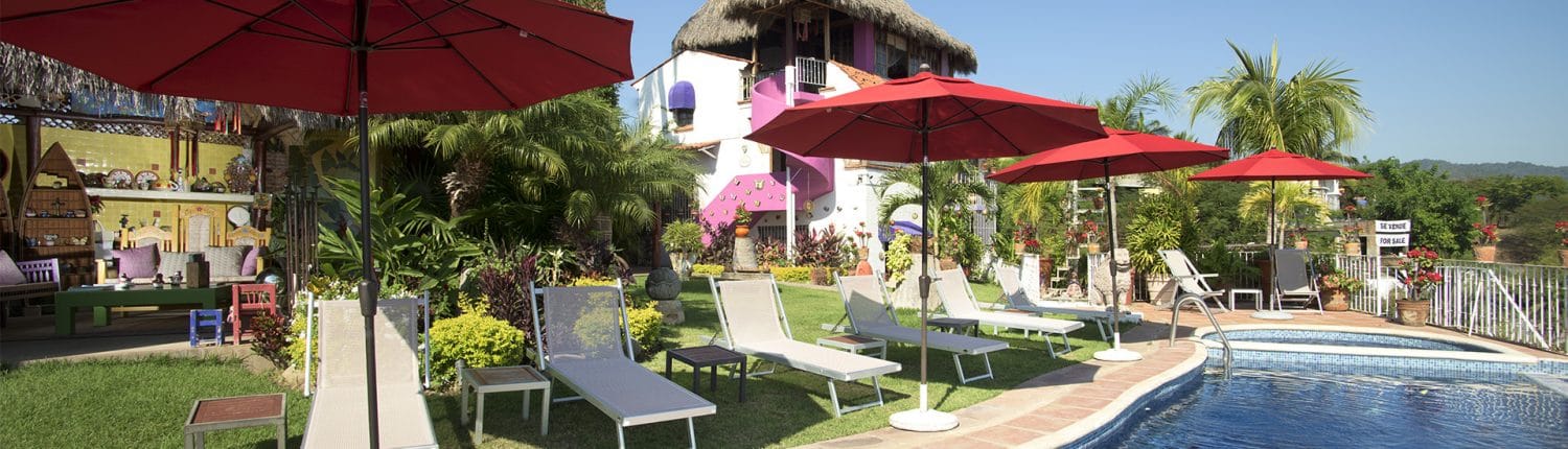 Pool at Villa Bella Hotel in La Cruz de Huanacaxtle Riviera Nayarit Mexico
