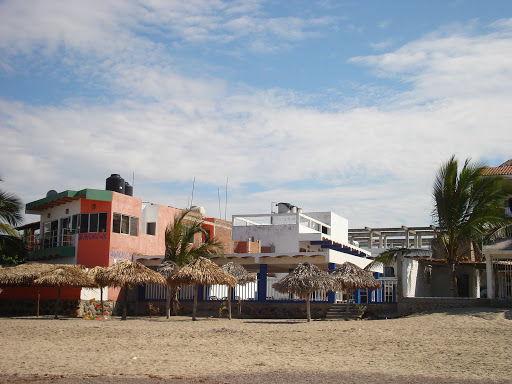 hotel-el-coral-lo-de-marcos-exterior View from beach of Hotel El Coral in Lo de Marcos Riviera Nayarit Mexico