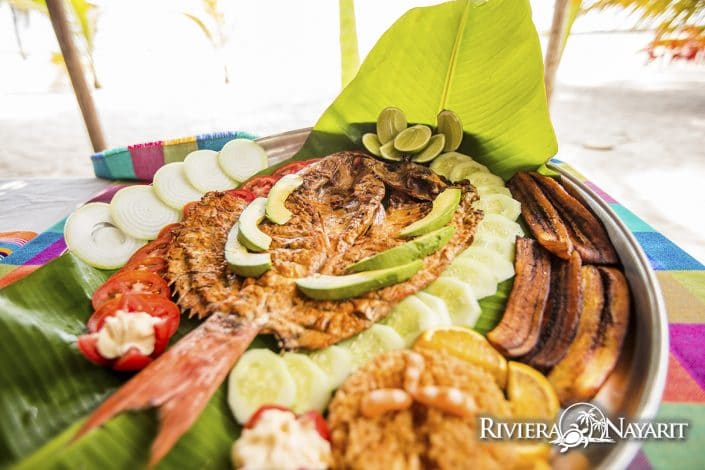 Gastronomy in Riviera Nayarit Mexico - image of fish plate