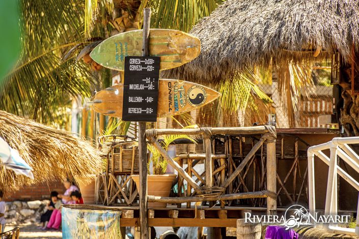 Beach vendors in Los Ayala Riviera Nayarit Mexico