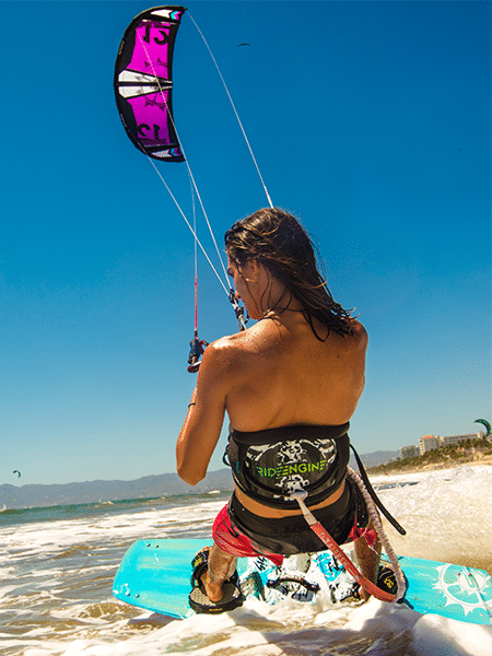 Kite surfing in Bucerias Nayarit MX